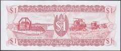 GUYANA 1 DOLAR 1966 - 1992 ÇİL Pick 21a