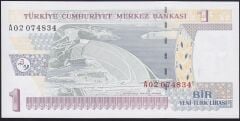 8.Emisyon 1 YTL A02 0748XX Çilaltı Çil