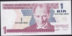 8.Emisyon 1 YTL A02 074834 Çil