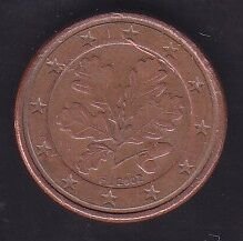 Avrupa Birliği 1 Euro Cent 2002 F Almanya