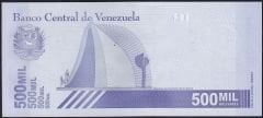 Venezuela 500 Milyon Bolivar 2020 Çil Pick 113 ( 333 )