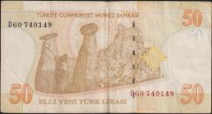 8.Emisyon 50 YTL D60 740149 Temiz