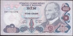 6.Emisyon 2.Tertip 1000 Lira D67 762278 Çok Temiz+