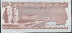 6.EMİSYON 2.TERTİP 20 LİRA D86 254389 ÇİLALTI