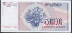 YUGOSLAVYA 5000 DİNAR 1985 ÇÇT + eski kağıt para değerleri