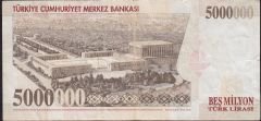 7.Emisyon 5 000 000 Lira J79 484043 Çok Temiz
