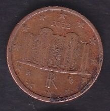 Avrupa Birliği 1 Euro Cent 2002 İtalya