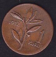 1972 Yılı 1 Kuruş
