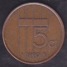 Hollanda 5 Cent 1990