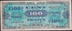 Fransa 100 Frank 1944 Çok Temiz