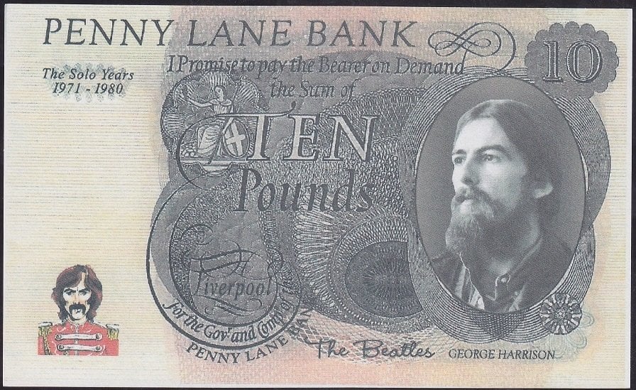 10 POUND GEORGE HARRİSON ÇİL