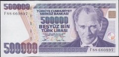 7.Emisyon 3.Tertip 500000 Lira F88 660897 Çilaltı Çil