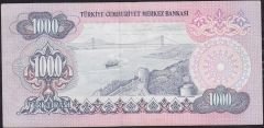6.Emisyon 2.Tertip 1000 Lira D56 262703 Çok Temiz+ ( Kısmi Düzeltme var )