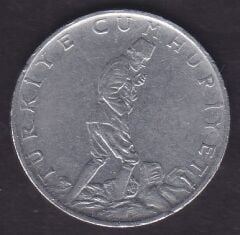 1976 Yılı 2.5 Lira TC lerden Biri Ters Biri Düz Aynı Parada