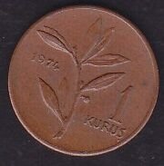 1974 Yılı 1 Kuruş