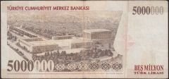 7.Emisyon 5 000 000 Lira J76 160618 Çok Temiz