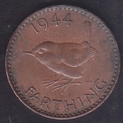 İngiltere 1 Farthing 1944
