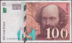 Fransa 100 Frank 1998 Çok Temiz