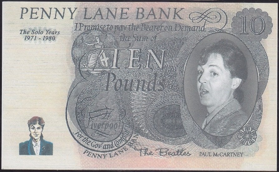 10 POUND PAUL McCARTNEY ÇİL