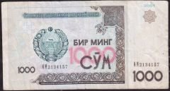Özbekistan 1000 Cym 2001 Çok Temiz Pick 82