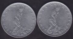 1975 Yılı 2.5 Lira (Ters Düz Takım)