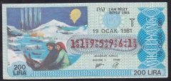 1981 19 OCAK TAM BİLET