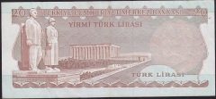 6.Emisyon 2.Tertip 20 Lira E70 092511 Çok Temiz+