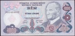 6.Emisyon 2.Tertip 1000 Lira D32 053027 Ççt Çilaltı