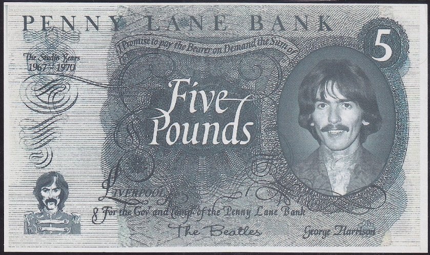 5 POUND GEORGE HARRİSON ÇİL