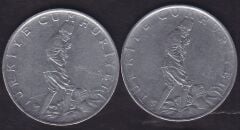 1976 Yılı 2.5 Lira (Ters Düz Takım)