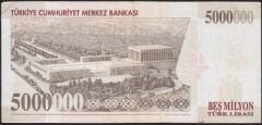 7.Emisyon 5.000.000 Lira H29 584502 Çok Temiz