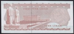 6.EMİSYON 3.TERTİP 20 LİRA F89 077116 ÇİLALTI