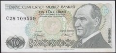 7.Emisyon 1.Tertip 10 Lira C28 709559 Çilaltı