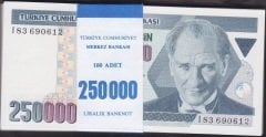 7.Emisyon 3.Tertip 250000 Lira I83 690 (Deste 99 Adet )