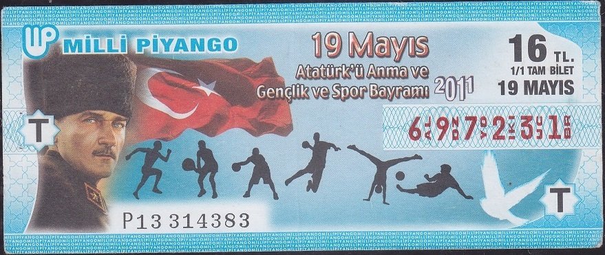 2011 19 Mayıs Tam Bilet - T Serisi