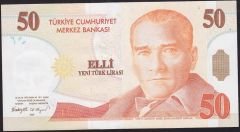 8.Emisyon 50 YTL G85 412155 Ççt Çilaltı