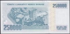 7.Emisyon 3.Tertip 250000 Lira G41 731514 Çil