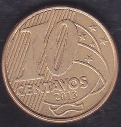 Brezilya 10 Centavos 2013