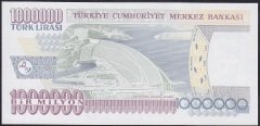 7.EMİSYON 3.TERTİP 1 000 000 LİRA U36 658222 ÇİL