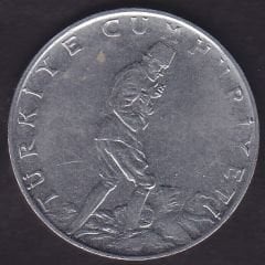 1977 Yılı 2.5 Lira Ters