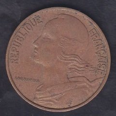 FRANSA 20 CENTİMES 1963