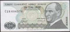7.Emisyon 1.Tertip 10 Lira C18 606576 Çilaltı Çil