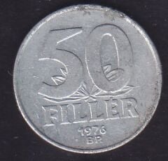 Macaristan 50 Filler 1976