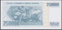 7.Emisyon 3.Tertip 250000 Lira H03 400934 Çil