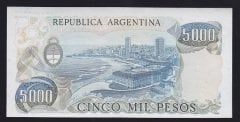 Arjantin 5000 Pesos 1977 Çil Pick305b