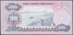 6.Emisyon 2.Tertip 1000 Lira D12 337396 Çok Temiz+