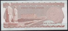 6.EMİSYON 2.TERTİP 20 LİRA D07 324855 ÇOK ÇOK TEMİZ +