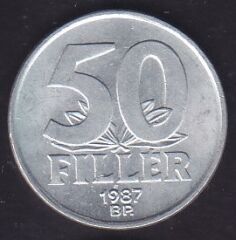 Macaristan 50 Filler 1987