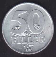Macaristan 50 Filler 1987