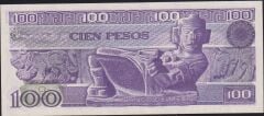 Meksika 100 Pesos 1982 Çilaltı Çil ( D ) Pick 74